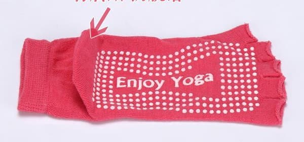 Yogaskor Yogastrumpor - One Size Tåstretch Sockor 4 Färger Rosa guld