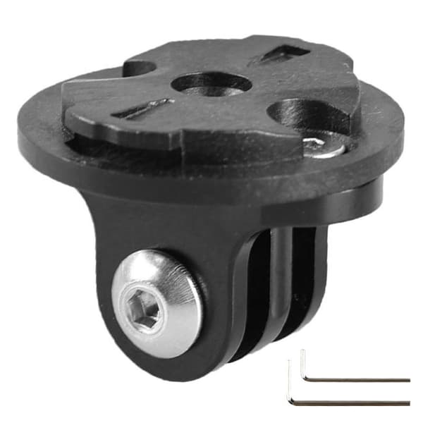 Cykelkamera Forlygte Adapter Montering ABS Plast Forlygtebeslag til Garmin GoPro A