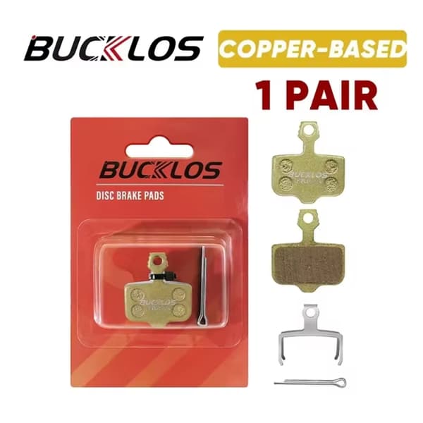 BUCKLOS Levyjarrupalat SRAM Avid MTB Maantiepyörään Hydraulinen Kestävät Kulutusta Kestävät Jarrupalat Copper-base 2Pair