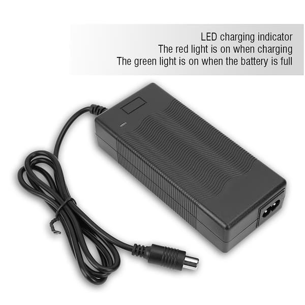 Batteri 42V 2A Udskiftningsadapter til elektrisk løbehjul Batteri til Xiaomi løbehjulsadapter EU Plug