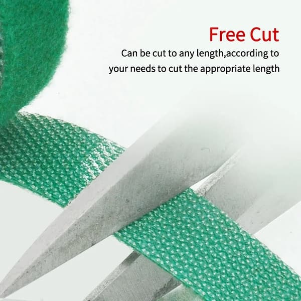 1/2 st 2 m växtband nylon växtband hem trädgård växtformad tejp krokögla bambu käppband stödtillbehör Green