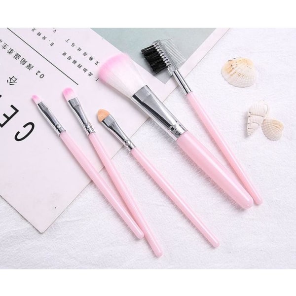 Make-up brush set in 5 parts - Make Up brush 5 pcs Make-up brushes