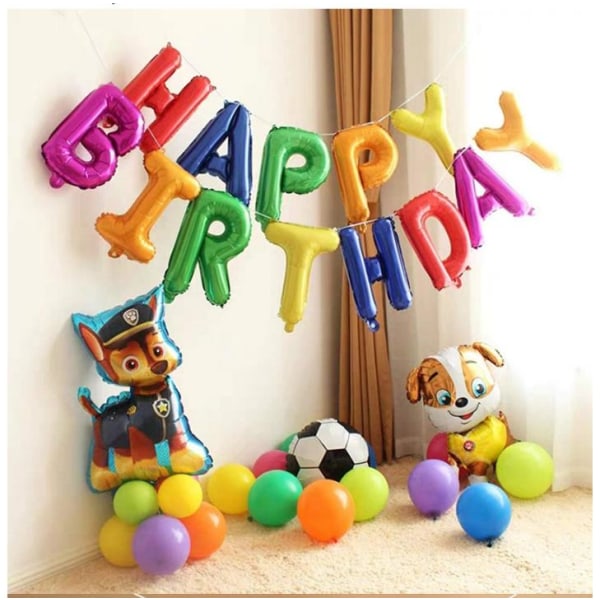 Børnefest Ballon Arch Paw Patrol - Tillykke med fødselsdagen