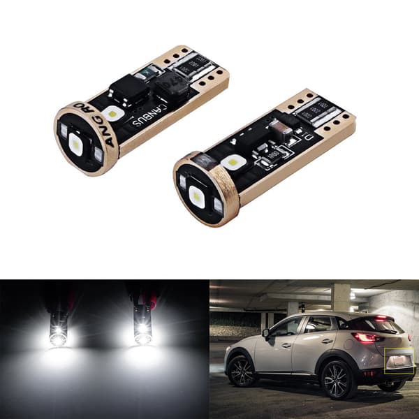 Til VW Transporter T5 T6 T10 501 W5W SMD LED Canbus positionslys nummerpladelys Cold White
