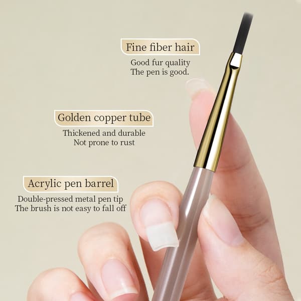 RSNAIL Nail Art Brush Checker för teckning och målning 5pcs Brush