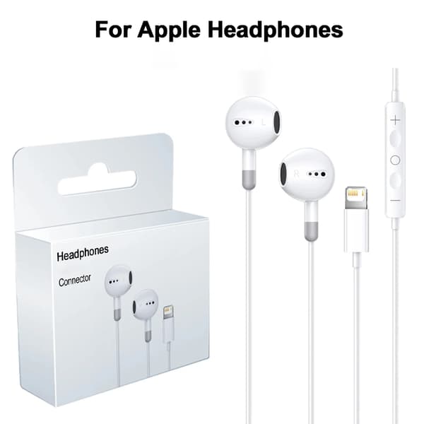 Til Apple-hovedtelefoner Til iPhone 14 Kablede Bluetooth-øretelefoner 13 12 11 Pro Max SE X 7 8 Plus 3,5 mm in-ear stereo-øretelefoner C TO L