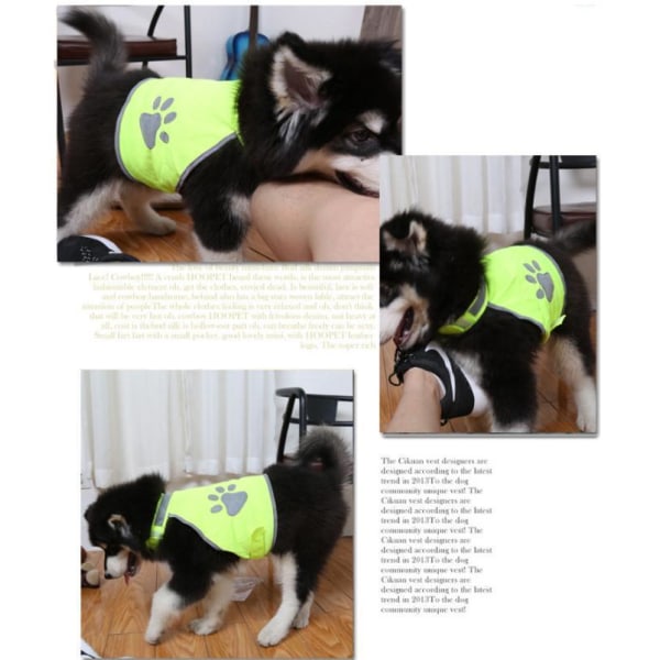 DOG REFLEX VEST Feel Active heijastava koko S, M, L Storlek S