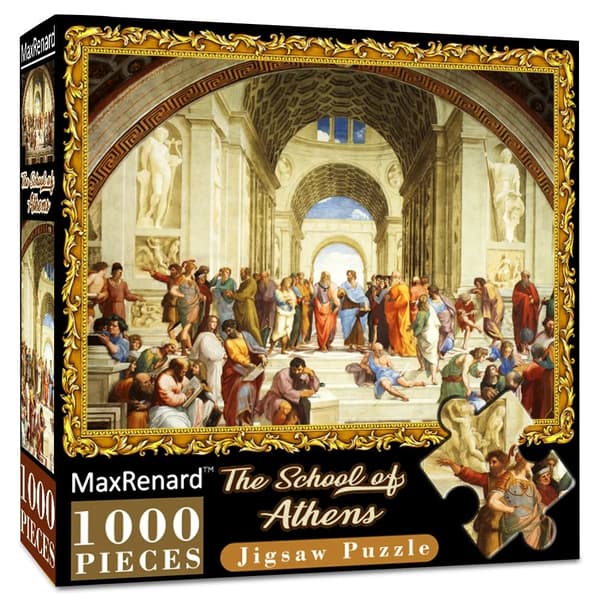 Pussel 1000 Bitar - Skolan ja Aten Raphael Leksak