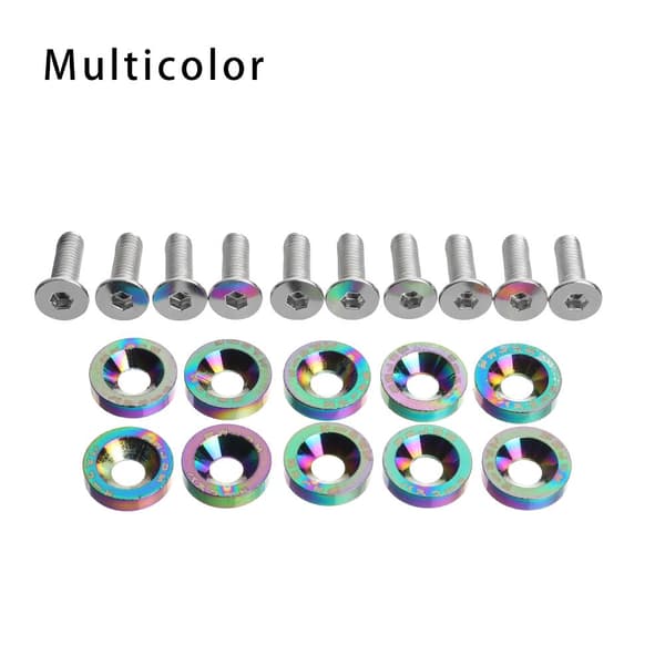 10 kpl skootterin ohjaustangon kiinnitysruuvit ja aluslevyt Dualtron 1 2 3 Thunder Eagle Ultra Zero 9:lle Red