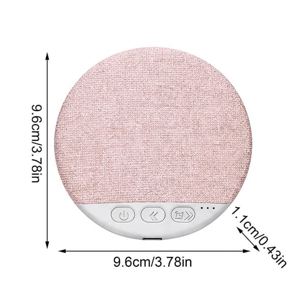 Bärbara hörlurar med vitt brus, benledning, högtalare under kudden, för säng, sovrum, sängkant Pinks