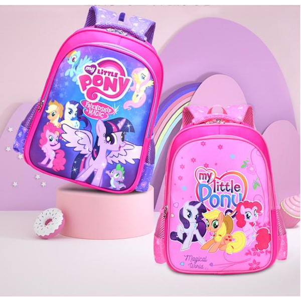 My Little Pony Backpack school bag - Ponyville - 2 models Blue
