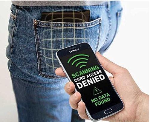 Korthållare med RFID Säker Skydd Aluminiumfacke Smart Plånböcker Silver