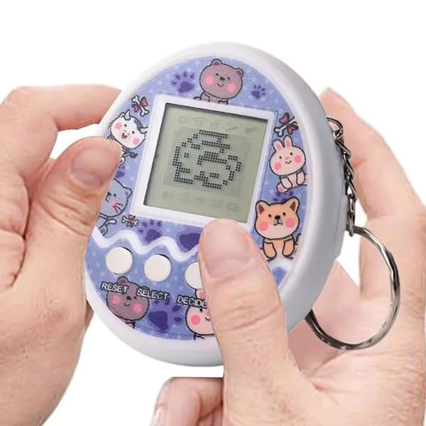 Virtual Tamagotchi Electronic Pets - Digitala djurleksaker för barn på ryska, tyska, spanska, polska Pink