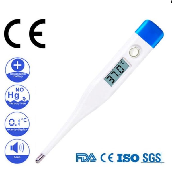 CE certifikat Digital febertermometer LCD-skärm-Febertermometer