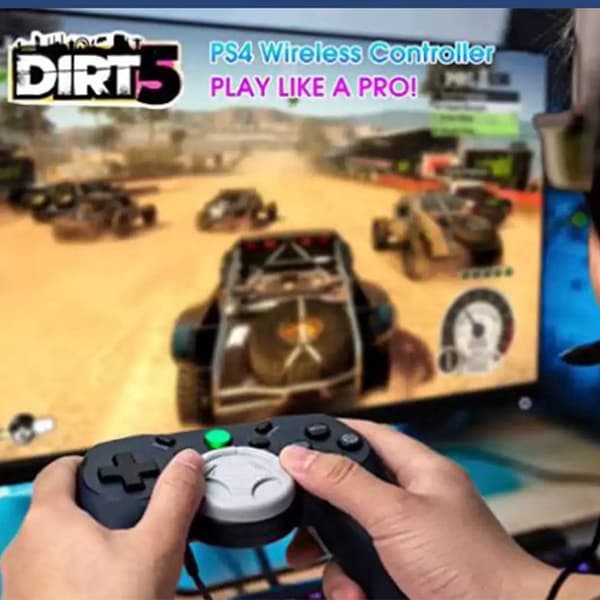 Bluetooth-rat til racerspil med controller black