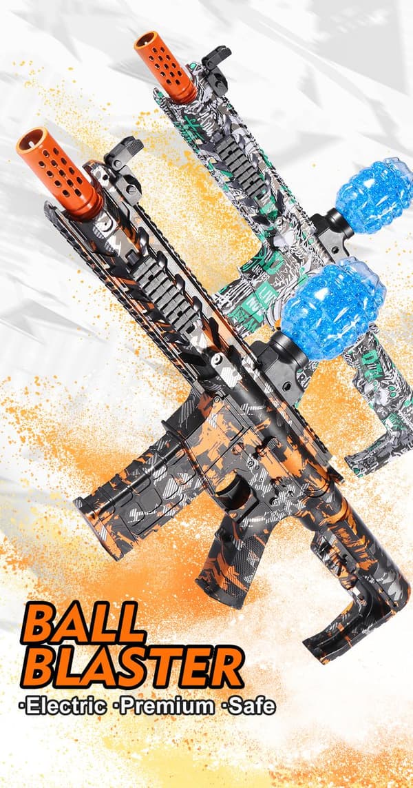 M416 elektrisk blasterleksakspistol, laddningsbar automatisk utomhusteamaktivitetspresent (kulor ingår ej) Purple