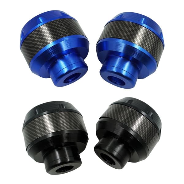 2 stk. aluminiumslegering skydekopper anti-crash beskyttelse til Kaabo Vsett Kugoo Zero scootere black