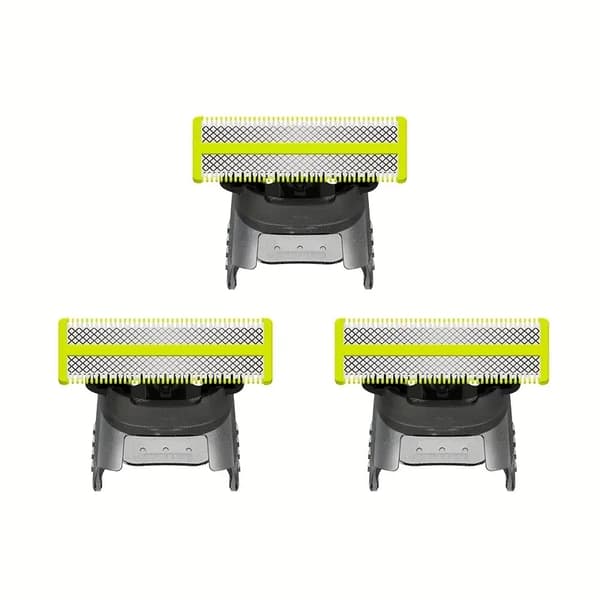 3-pack rakblad kompatibel med Philips Oneblade Ersättningsblad T blade