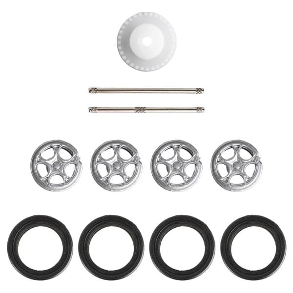 Nav för spelbil 1/43 1 43 Däck Däck Bak Fram Hjul Motor Växel Nav E Hub