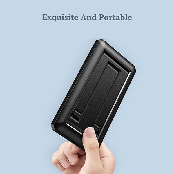 Universal Foldbar Bordtelefonholder Stativ til Samsung iPhone Huawei Xiaomi Justerbar black