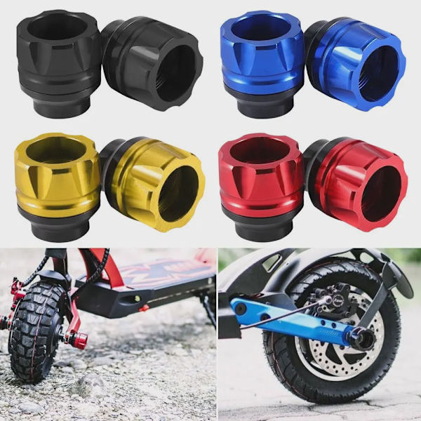 2 stk. Slider Cup Crash Protector til Zero elektrisk løbehjultilbehør 1 pair
