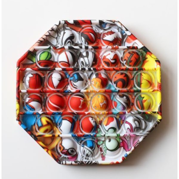 Speciell kamouflage Popit Fidget Pop It - CE Godkänd 3st färger Model 1
