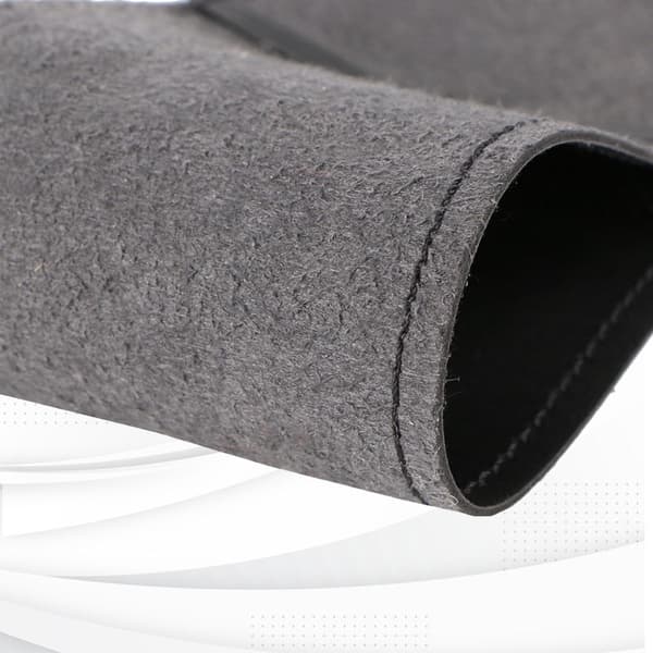 Rattskydd i nappaläder för Dodge Grand Caravan Journey Avenger Durango, biltillbehör i slitstarkt material Black red thread