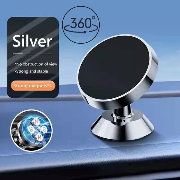Magnetisk bilholder til iPhone 13 12 Samsung Redmi Xiaomi 3PCS Black
