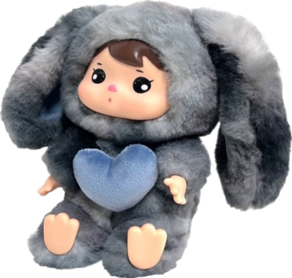 Bobobella V2 Blind Box Plyschdocka - Söt Kawaii partyleksaksfigur för samlare och presenter Confirm - E