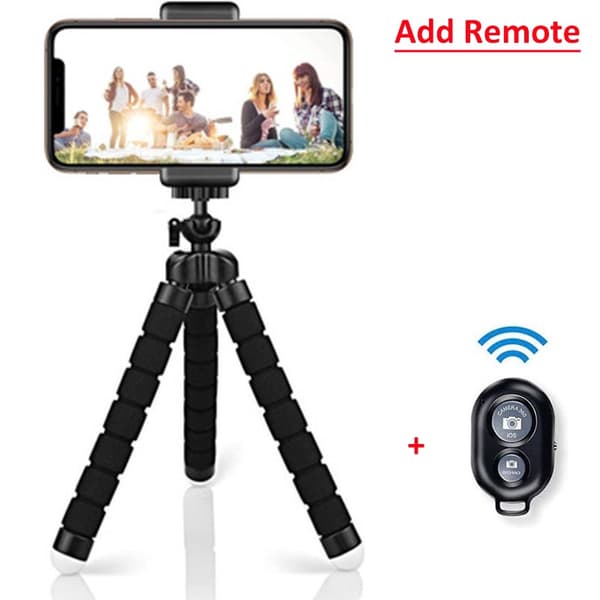 Mini Universal Octopus Tripod Monopod Telefonkamera Webcam Hållare Klämma Smartphone Stativ With Remote Control