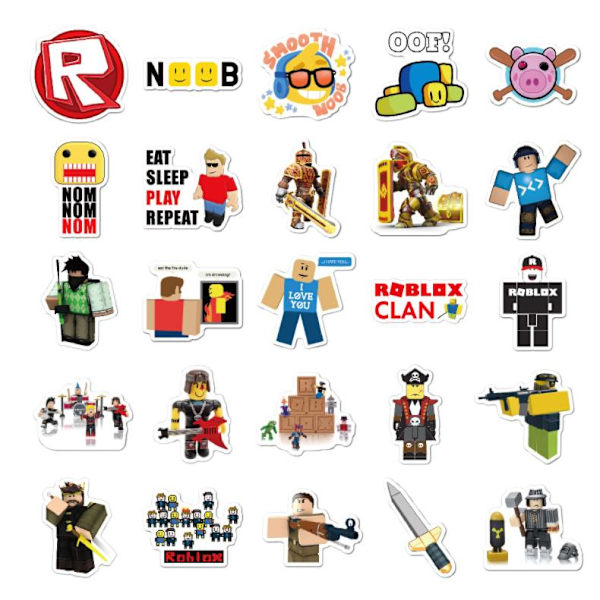 50 pcs  Roblox -tarratarraa