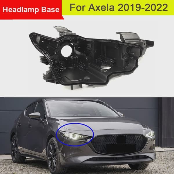 Strålkastarbas för Mazda 3 Axela 2019 - 2022 Strålkastarhus Bil bak Bas fram Bil Strålkastarhus bak B Left