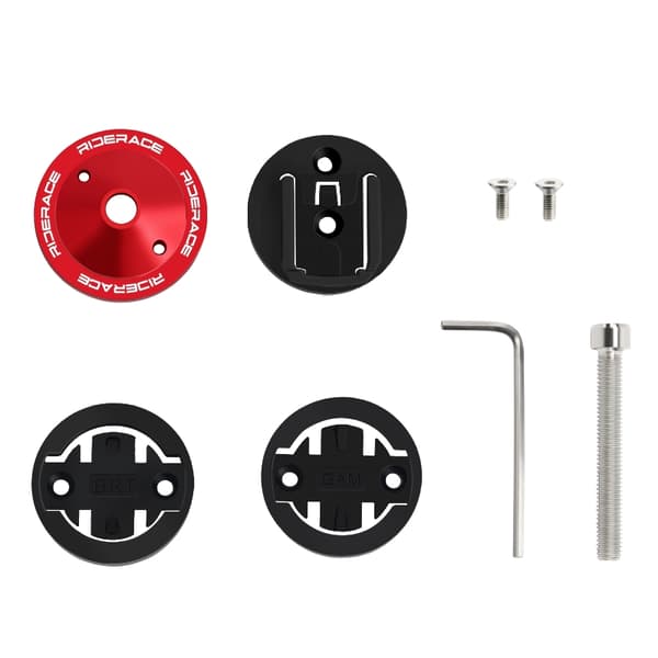 Cykelcomputerholder til Garmin Bryton Cateye cykelspeedometer frempindskappebeslag Black