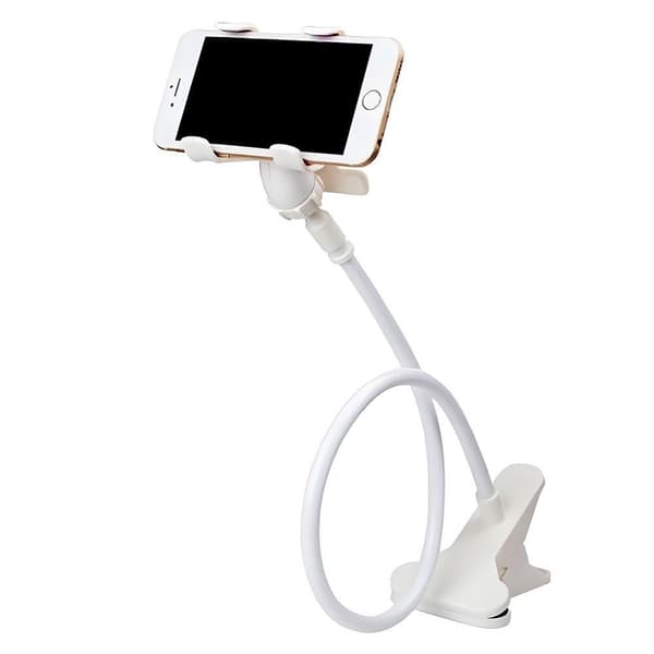 Lazy Desktop Bedside Clip Phone Holder Fleksibel Lang Armholder til Smartphone E