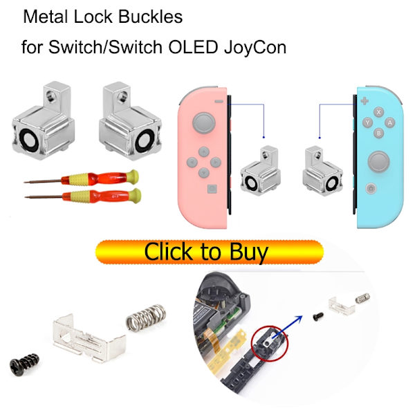 Joycon Joystick Udskiftning til Switch NS / Switch Lite / Switch OLED Venstre Højre Controller Reparationsdele 3D Analog Thumb Stick H