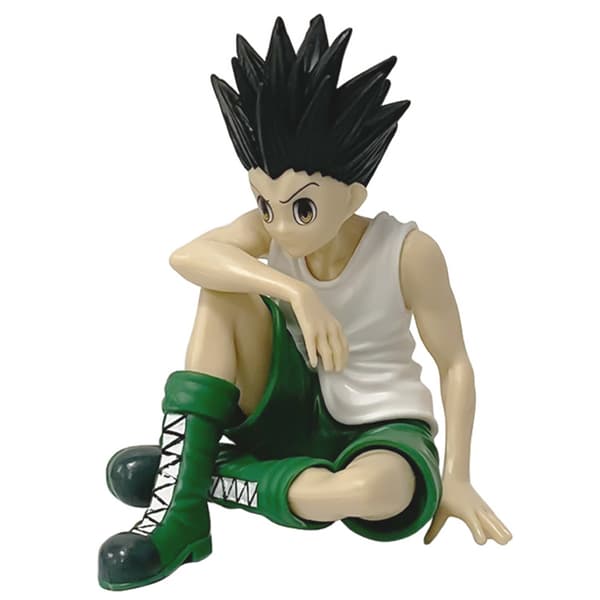 Hunter x Hunter Killua Zoldyck Action Figur - PVC Nuddelprop Statue til bilpynt with box