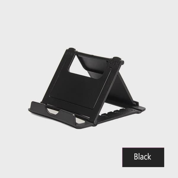 Smartphone Holder Bordstativ Universal Foldbar Beslag til iPad iPhone Samsung Xiaomi Huawei White