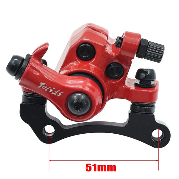 KuGoo M4/M4 Pro sähköpotkulaudan rautalevyjarrusatula etu- ja takapyörän lisävarusteet Red bracket
