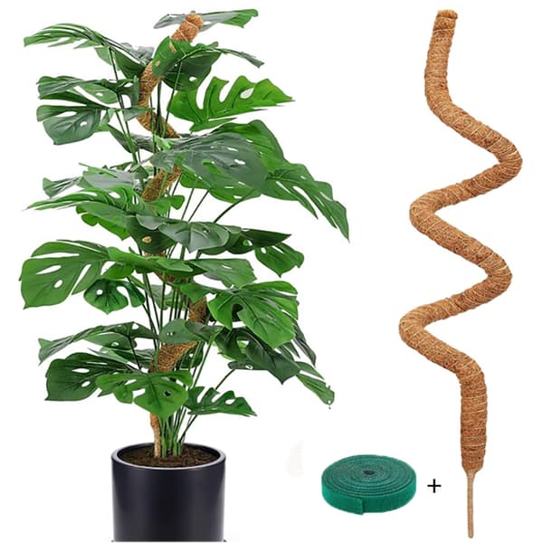 Bøjelig mosstang, klatrestøtte til planter, støttepæle til monstera-palmer, tilbehør til potteplanter til haven 1pcs Bendable 60cm