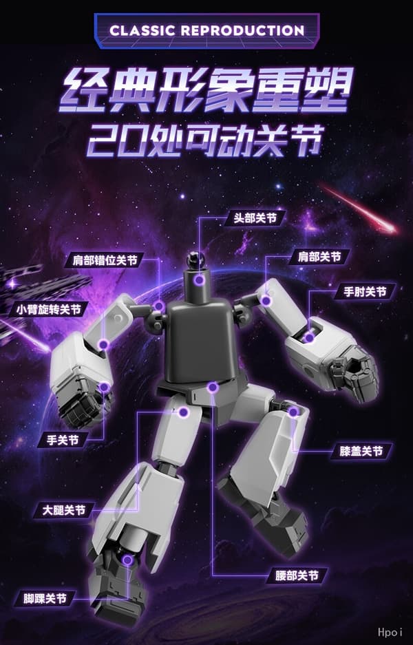 Original Transformers Animation Filmer Perifera leksaker IDW MegatronSwoop Q-version Movable Model Figur Collection Galaxy Vol.6 Whole box 9 styles