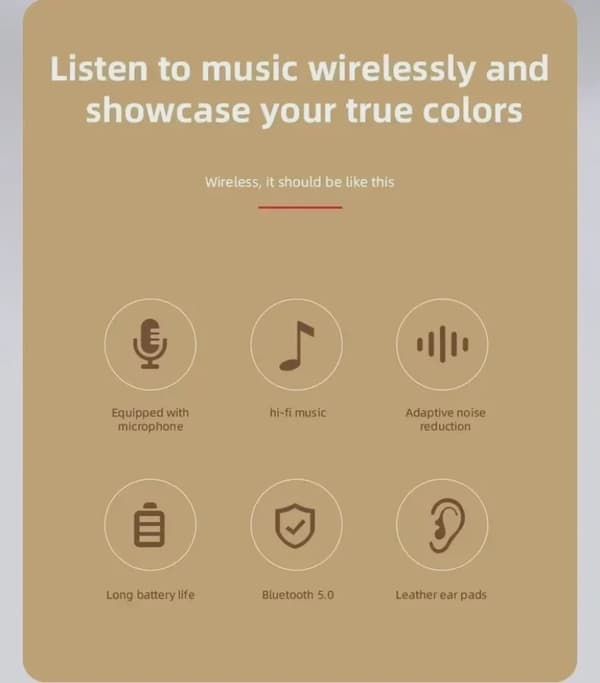 Multifunktionellt bärbart, hopfällbart, huvudmonterat, trådlöst Bluetooth 5.0-headset för Bluetooth-anslutning, TF-kort, trådbunden anslutning black