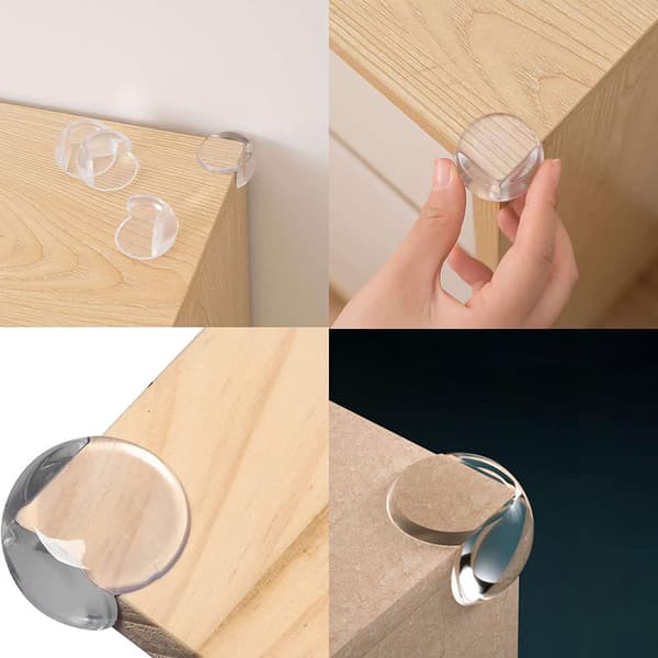 10 Pack Transparent Premium hjørnebeskyttere til børn