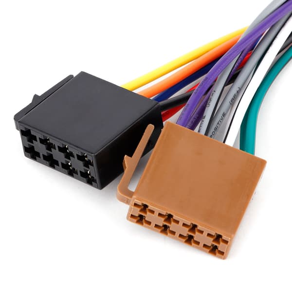 Hjælpekabel Bilradioadapter Stereoledningsnet Kabel ISO-stik Passer til E36 E46 E39 Radioledningsnet Radioadapterledningsnet black