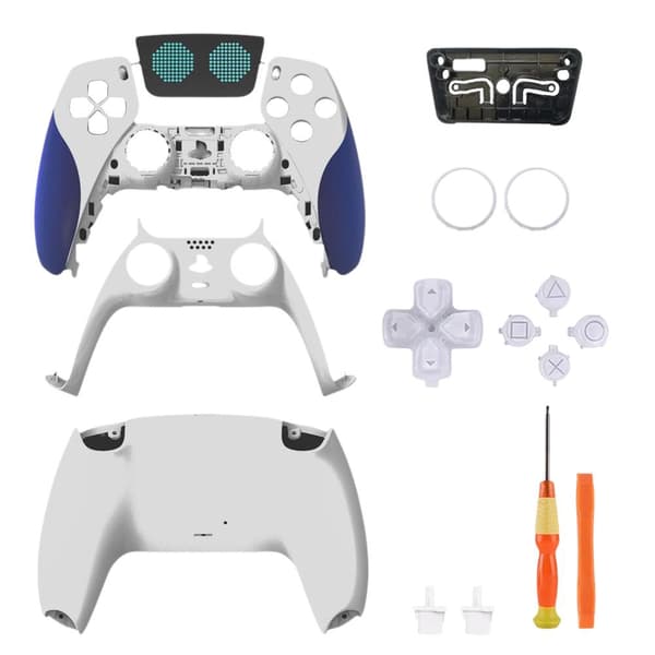 Til PS5 Space Robot spilcontroller udskiftningsskal, faldsikker, ridsefast og støvtæt til PS5 controllerskal Set 1