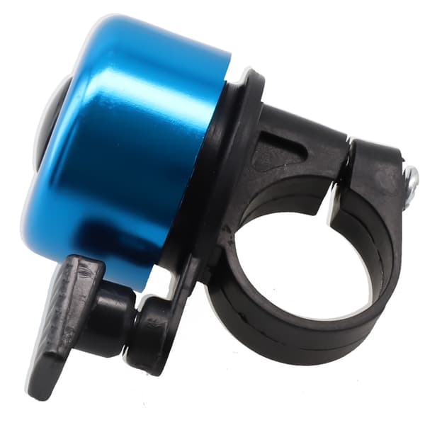 Liten aluminium MTB cykelklocka - Säkerhetsvarning cykelstyrhorn Black