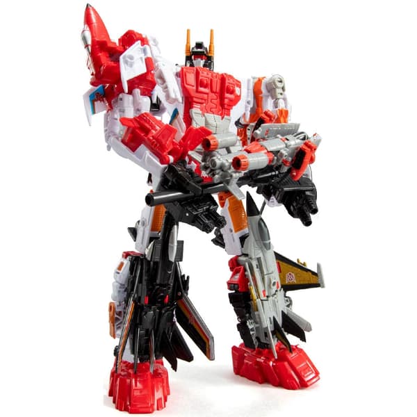 HZX Defensor Bruticus Superion Devastator 5-i-1 6-i-1 Transformation Robot Action Figurer 6IN1 Devastator 12"