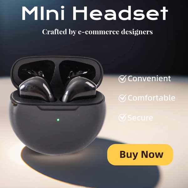 Mini Bluetooth-hörlurar Trådlösa In-Ear-hörlurar med mikrofon för sport och löpning E