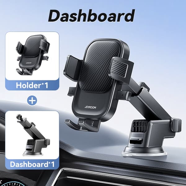Joyroom 360° roterende universal bilventilationsholder til telefon til iPhone Samsung Xiaomi Huawei Dashboard