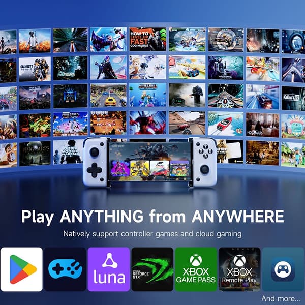 EasySMX M05 Typ C Mobiltelefonkontroll Kompatibel med Android-telefon, molnspel Xbox Game Pass, STADIA, xCloud, GeForce
