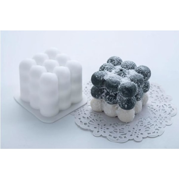 DIY Silikonform mold Stearinljus, Plaster Candle, 3D Rubiks kub